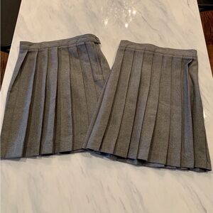 2 uniform pleated skirts